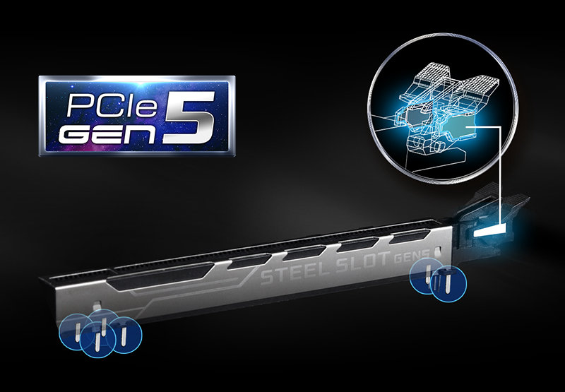 Reinforced Steel Slot [PCIe 5.0 Version]
